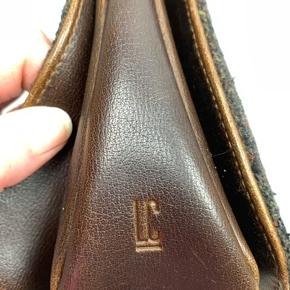 LIZ Claiborne Vintage Brown Tweed Handbag - Picture 3 of 7